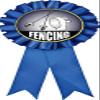 Fencing Blue Rosette Ribbon, Fencing Trophy Ribbon Award Prize, 20 Pack view 1