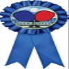 Pickleball Blue Rosette Ribbon, Pickleball Trophy Ribbon Award Prize, 100 Pack view 1