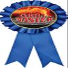 Grill Master Blue Rosette Ribbon, Grilling Competition Trophy Ribbon Award Prize, 50 Pack Prime view 1