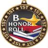 B Honor Roll 1st Place Perimeter Medal Gold, 2.75" Honor Roll Prizes, Kids Honor Roll Trophy Medal Awards 10 Pack Prime view 2