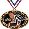 Music Note 1st Place Perimeter Medal Gold, 2.75" Musical Prizes, Kids Music Trophy Medal Awards 10 Pack Prime view 1