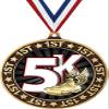 5K Race 1st Place Perimeter Medal Gold, 2.75" 5K Prizes, Kids Racing Trophy Medal Awards 50 Pack Prime view 1