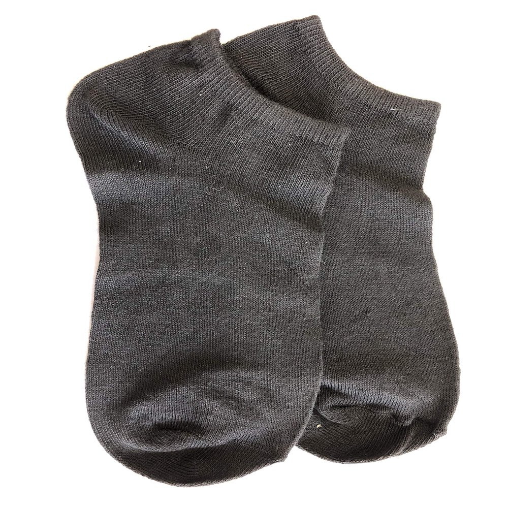 VzD96QhAS Girls' Big Short Socks, Black, Women Shoe 5-7.5 / Women Shoe 7.5-10