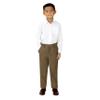 Spring Notion Boys' Flat Front Dress Pants 2T Toast view 3