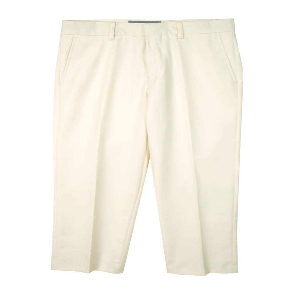 Spring Notion Boys' Flat Front Dress Pants 6 Off White-C