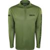 Drake Waterfowl Shield 4 Arched Mesh Back 1/4 Zip L/S Light Blue 2Xlarge view 2