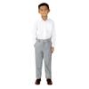 Spring Notion Boys' Flat Front Dress Pants 20 Light Grey-C view 3