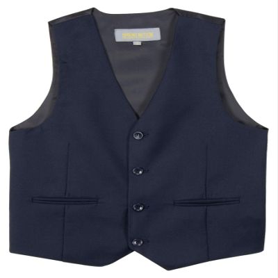 Spring Notion Boys' Suit Vest Waistcoat 24M Navy-C