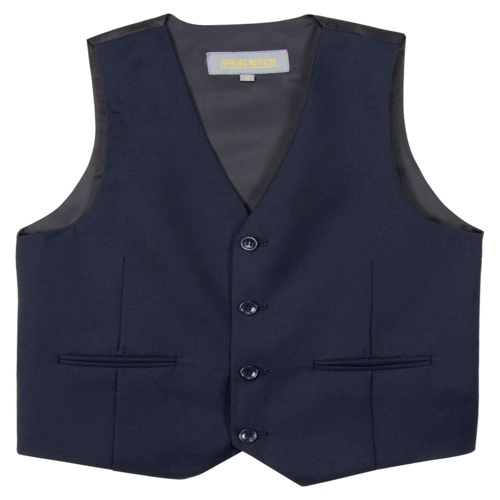 Spring Notion Boys' Suit Vest Waistcoat 24M Navy-C