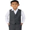 Spring Notion Boys' Suit Vest Waistcoat 12 Graphite view 2