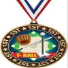 T-Ball 1st Place Perimeter Medal Gold, 2.75" Youth Baseball Tball Prizes, Kids T-Ball Trophy Medal Awards 10 Pack Prime view 1