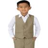 Spring Notion Boys' Suit Vest Waistcoat 10 Khaki-C view 2