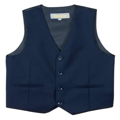 Spring Notion Boys' Suit Vest Waistcoat 7 Blue