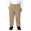 Spring Notion Boys' Flat Front Dress Pants 10 Khaki-C view 2