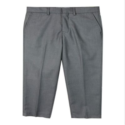 Spring Notion Boys' Flat Front Dress Pants 6 Grey-C