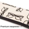 TRIUMPH VISION 3 Pack Reading Glasses Pouch - Soft Eyeglasses Bag Neoprene Portable Holder Slim Sunglasses Sleeve Eyewear Case view 4