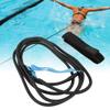 Swim Training Belt, Keenso 4m Swim Belt Swimming Exerciser Traction Leash Rope Pool Accessories(4MM*12MM*4M) view 3