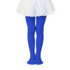 Zando Royal Blue Tights for Girls Toddler 2T-3T - Ultra Soft Royal Blue Leggings Elastic Ballet Footed Halloween Tight Girl for Daily School Christmas 1-3 Years view 1