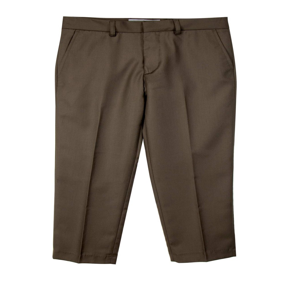 Spring Notion Boys' Flat Front Dress Pants 2T Brown