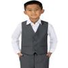 Spring Notion Boys' Suit Vest Waistcoat 8 Charcoal-C view 2