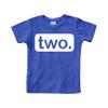 2nd Birthday Shirt boy 2 Year Old Toddler Kids Outfit Second Two t-Shirt Party (Charcoal Blue, 3 Years) view 1