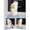 Queenbox Womens Winter Knitted Hat Cold Weather Face Mask Neck Warmer Pom Beanie Warm Velvet Lining Balaclava Cap Cycling Ski Face Mask, Beige view 3