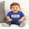First Birthday Outfit boy 1st Birthday boy Gifts one Year Old Baby Boys Shirt (Charcoal Blue, 12 Months) view 3
