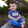First Birthday Outfit boy 1st Birthday boy Gifts one Year Old Baby Boys Shirt (Charcoal Blue, 12 Months) view 4