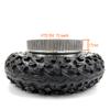 8 Inch Wheel Use 200x50 Inflated Off Road Tire with 5M Pulley 72 Teeth for Belt Drive Mountain Skateboard (Silver) view 4