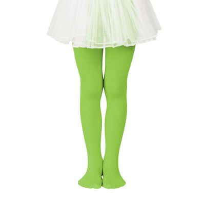 Zando Green Tights for Girls Size 10-12 - Ultra Soft Girls Tights 10-12 Elastic Ballet Footed Halloween Tight Girl for Daily School Christmas 9-14 Years