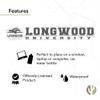 Desert Cactus Longwood University Lancers Name Logo Vinyl Decal Laptop Water Bottle Car Scrapbook (8 Inch Sticker) view 4