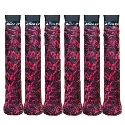 ALIEN PROS Tennis Racket Grip Tape (6 Grips)  Tac Moisture Feel Tennis Grip  Tennis Overgrip Grip Tape Tennis Racket  Wrap Your Racquet for High Performance (6 Grips, Fire)