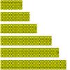 White Water Archery Fluorescent Neon Yellow Open Honeycomb Arrow Wraps Choose Length Width (3, .75) view 1