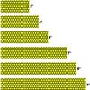 White Water Archery Fluorescent Neon Yellow Open Honeycomb Arrow Wraps Choose Length Width (7, 1.12) view 2