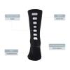 Augusta Sportswear Color Block Crew Socks, Black/White, XL view 2