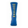 Augusta Sportswear Color Block Crew Socks, Roy/Gold, XL view 1
