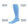 Augusta Sportswear Elite Multi-Sport Socks, Columbia Blue, M view 2