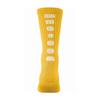Augusta Sportswear Color Block Crew Socks, Gold/White, S view 1