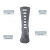 Augusta Sportswear Color Block Crew Socks, Graphite/White, S view 2