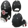 Trade Winds Fire Department Dept Emblem Scripture Shadow Black Embroidered Cap CAP652 Hat view 1
