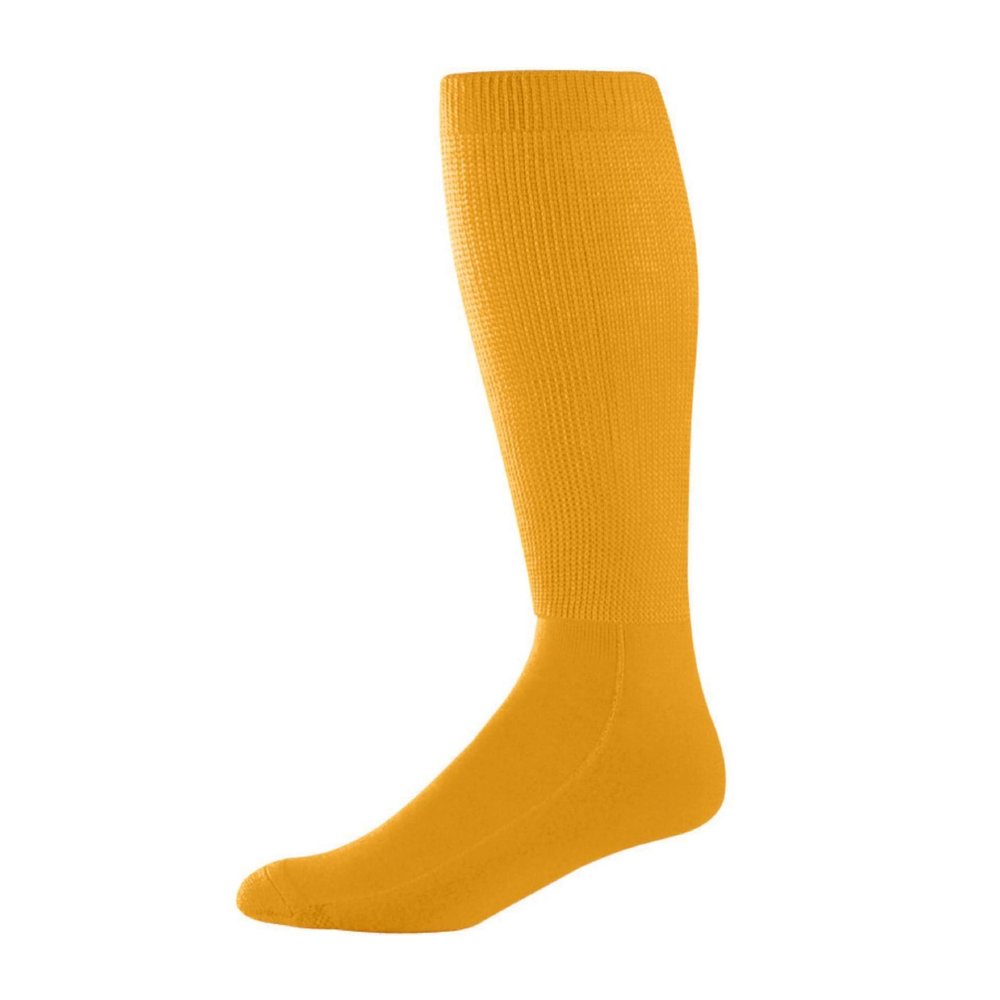 Augusta Sportswear Wicking Athletic Socks Gold S