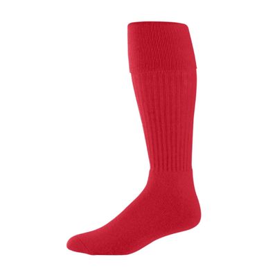 Augusta Sportswear Soccer Socks, Red, L
