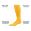 Augusta Sportswear Elite Multi-Sport Socks, Gold, M view 2