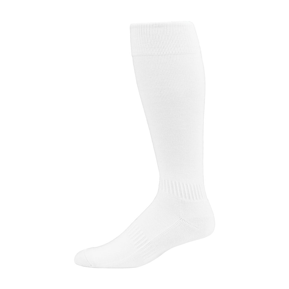 Augusta Sportswear Elite Multi-Sport Socks, White, L