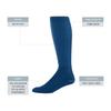 Augusta Sportswear Wicking Athletic Socks Navy M view 2