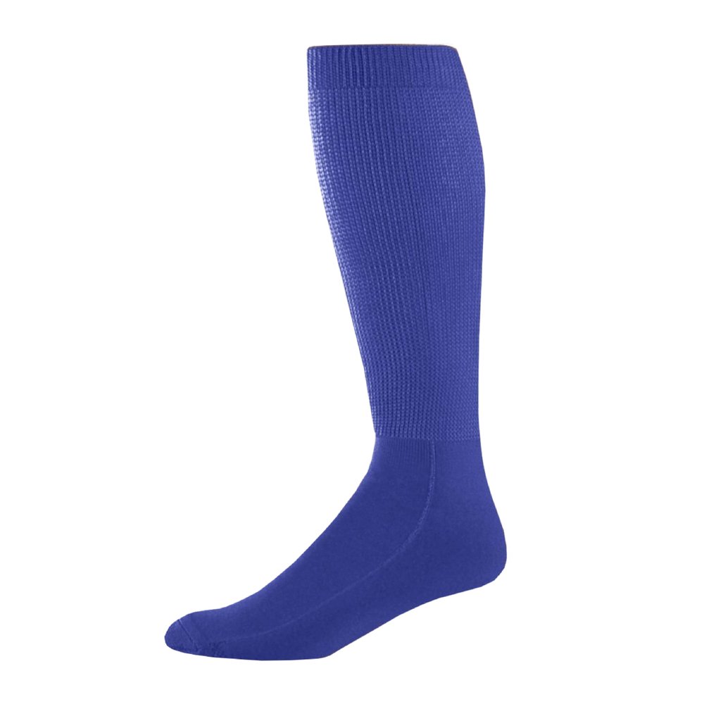 Augusta Sportswear Wicking Athletic Socks Purple M