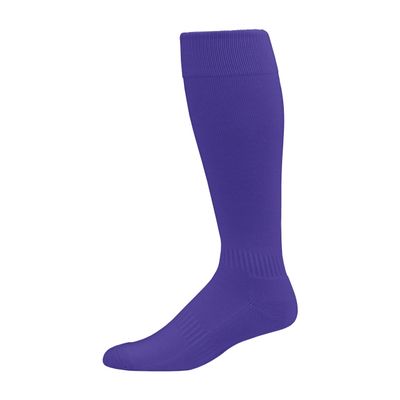 Augusta Sportswear Elite Multi-Sport Socks, Purple, M