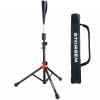 Storgem Batting Baseball tee Softball, Easy to Adjustable Height,Portable Tripod Stand Base Tee for Hitting Training Practice,with Carrying Bag (Black Red Pro) view 1