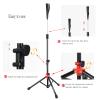 Storgem Batting Baseball tee Softball, Easy to Adjustable Height,Portable Tripod Stand Base Tee for Hitting Training Practice,with Carrying Bag (Black Red Pro) view 4