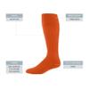 Augusta Sportswear Soccer Socks, Orange, M view 2